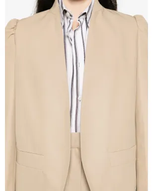 Max Mara PHEBE puff-sleeve open-front jacket - サムネイル5
