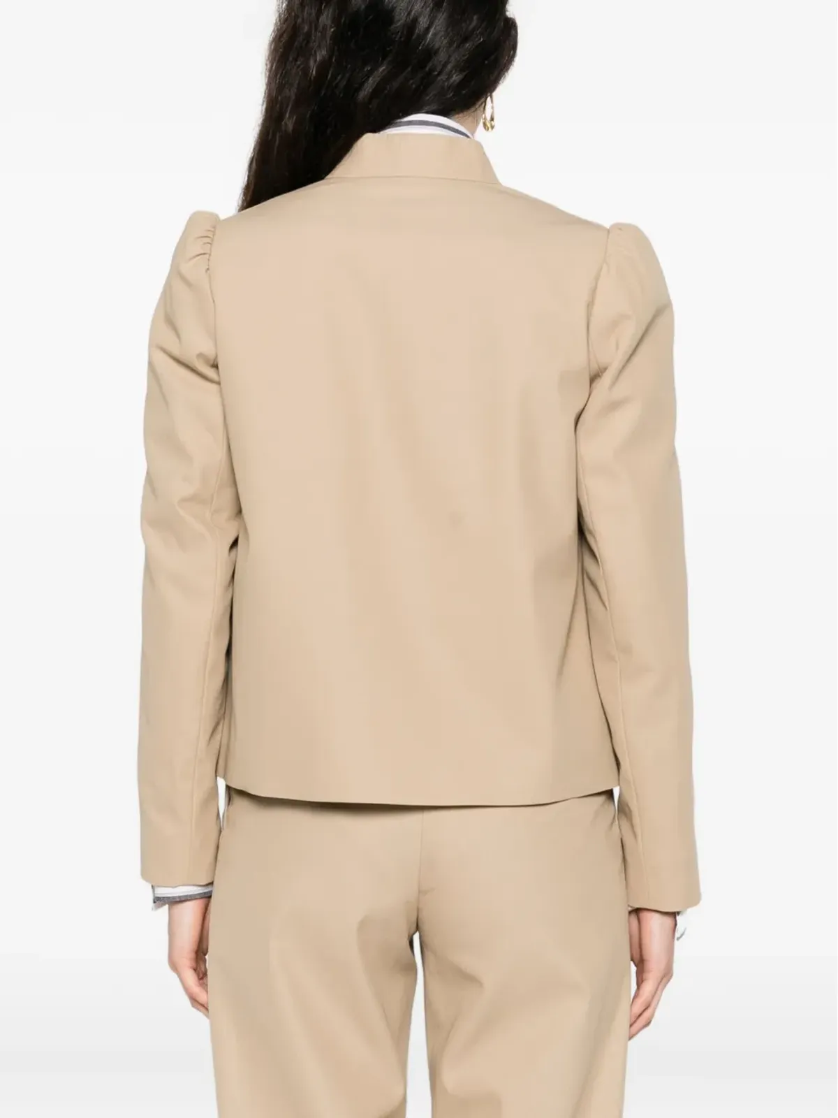 Max Mara PHEBE puff-sleeve open-front jacket - 画像4