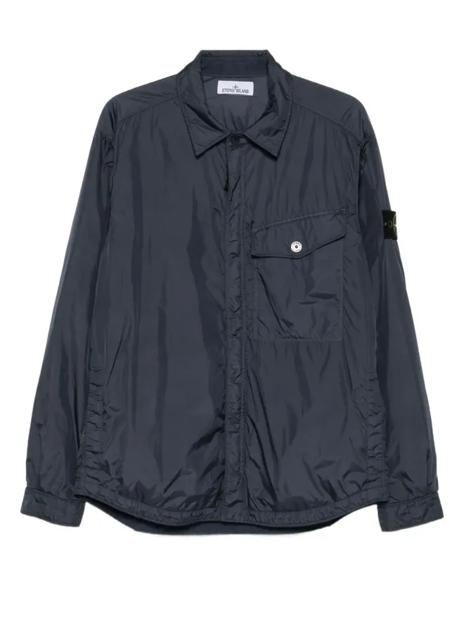 Stone Island Stone Island ジップファスナー ポケット ジャケット - ブルーの商品画像