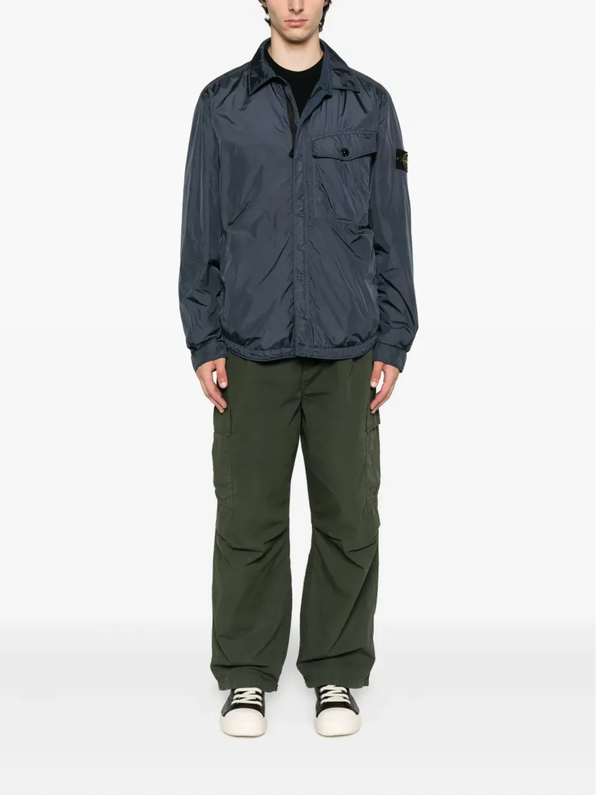 Stone Island ジップファスナー ポケット ジャケット - ブルー - 画像2