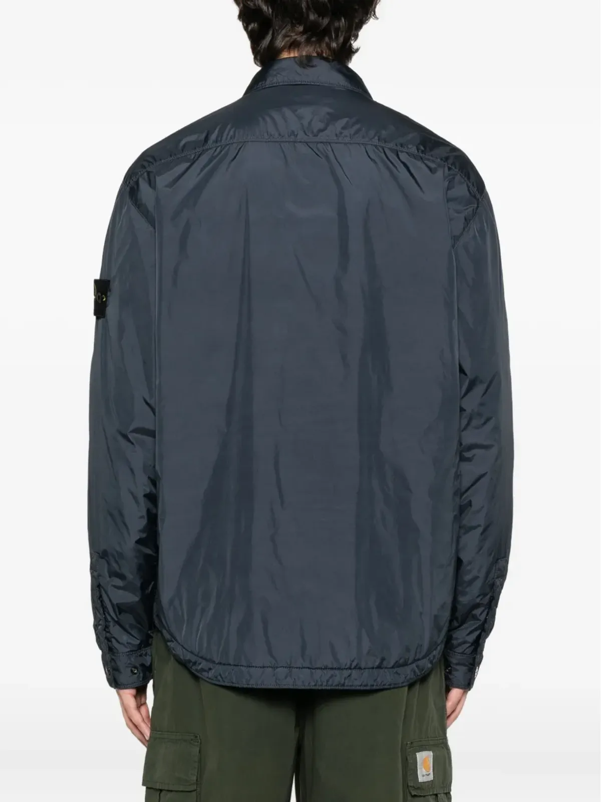 Stone Island ジップファスナー ポケット ジャケット - ブルー - 画像4