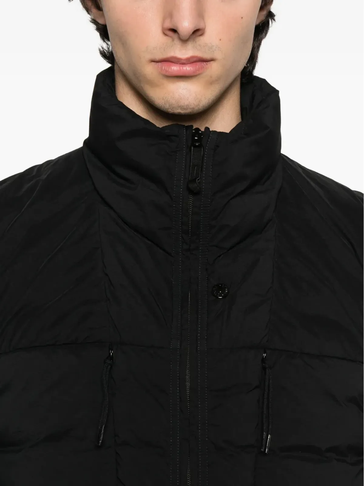 Stone Island キルテッド ハイネック ベスト - 画像5