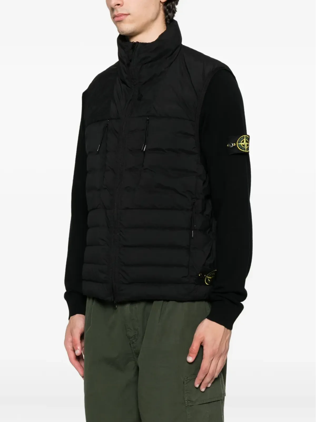 Stone Island キルテッド ハイネック ベスト - 画像3