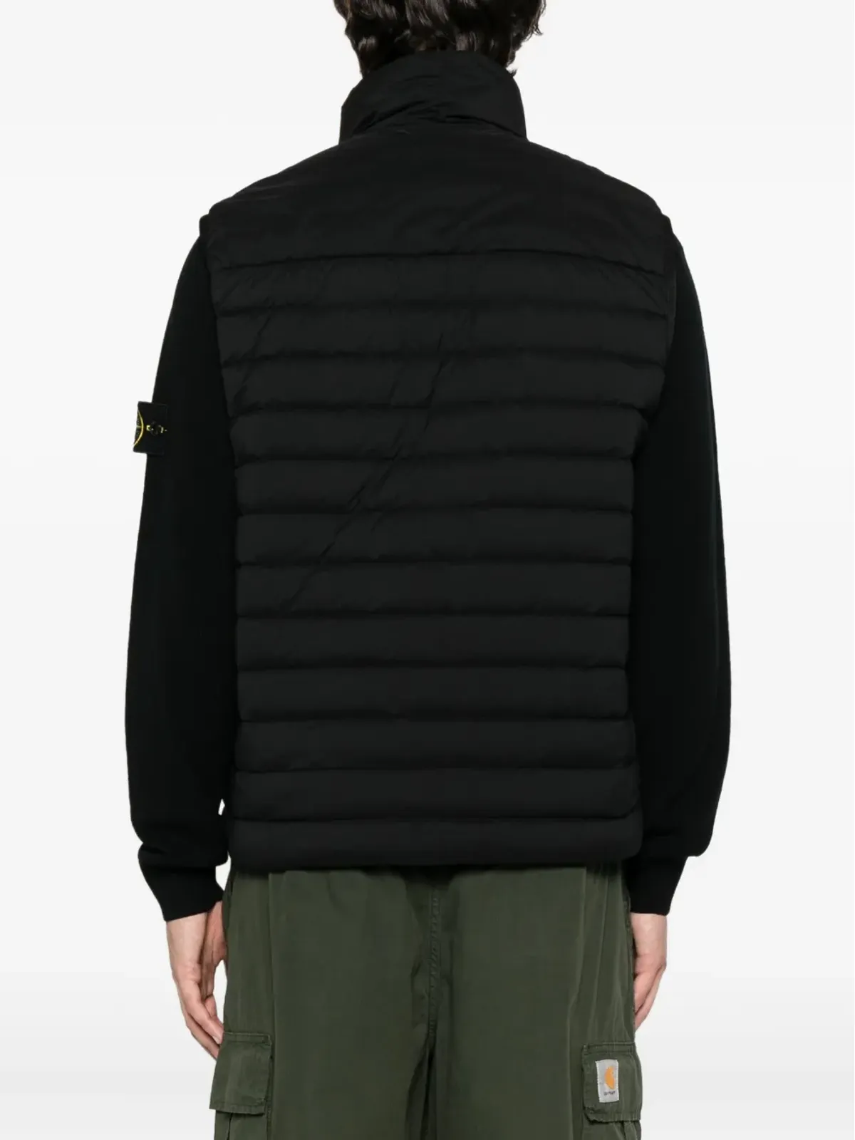 Stone Island キルテッド ハイネック ベスト - 画像4
