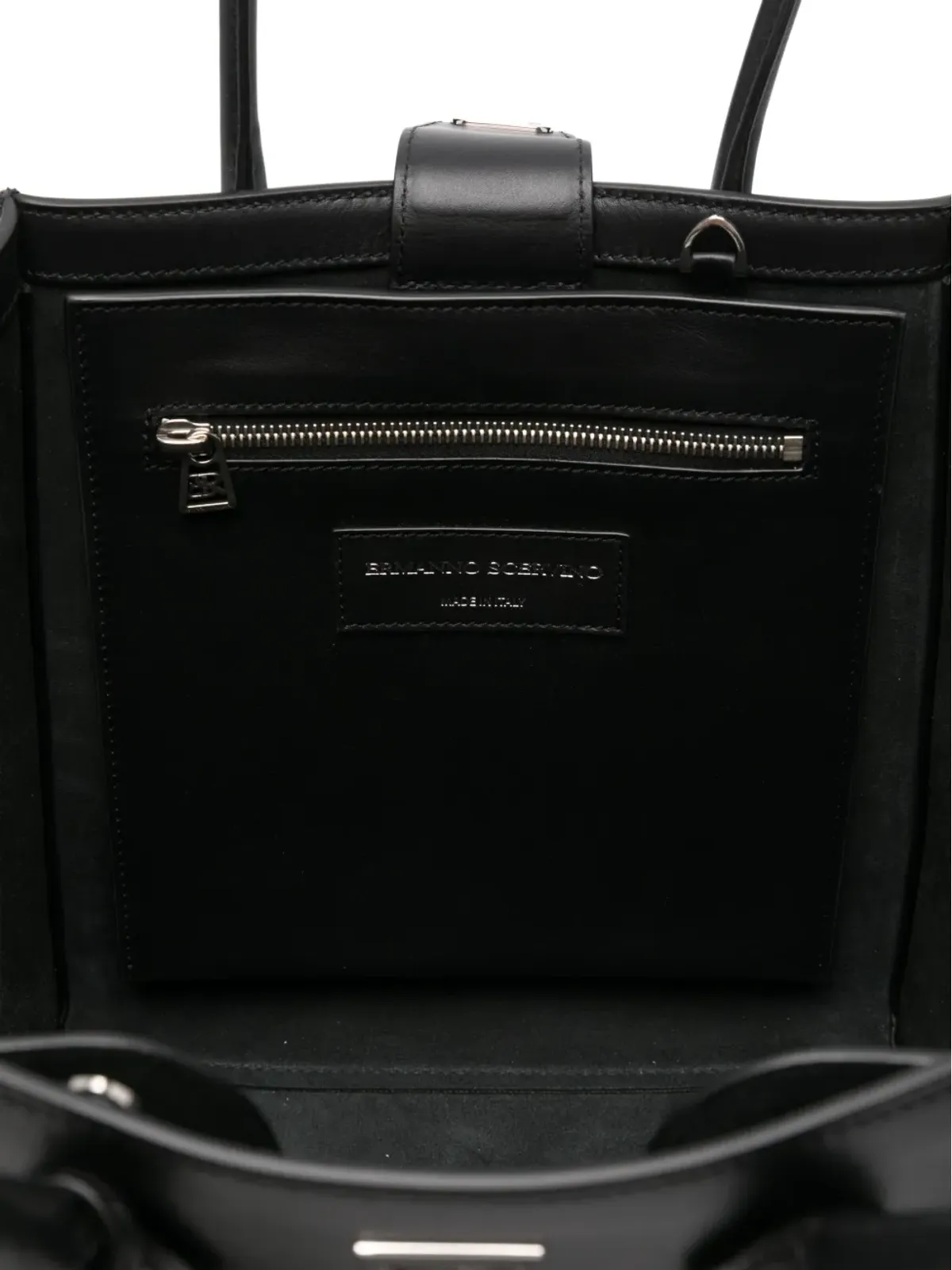 Ermanno Scervino マギー・ターンロック・レザー・トートバッグ - 画像5