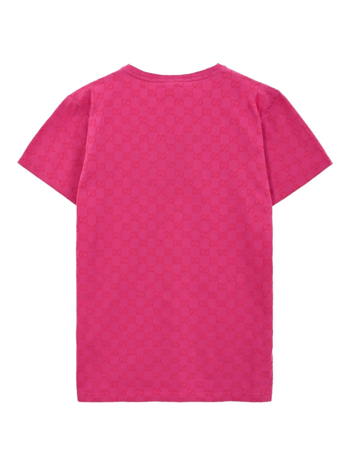 Gucci Kids GGパターン 半袖Tシャツ - ピンク - 画像2