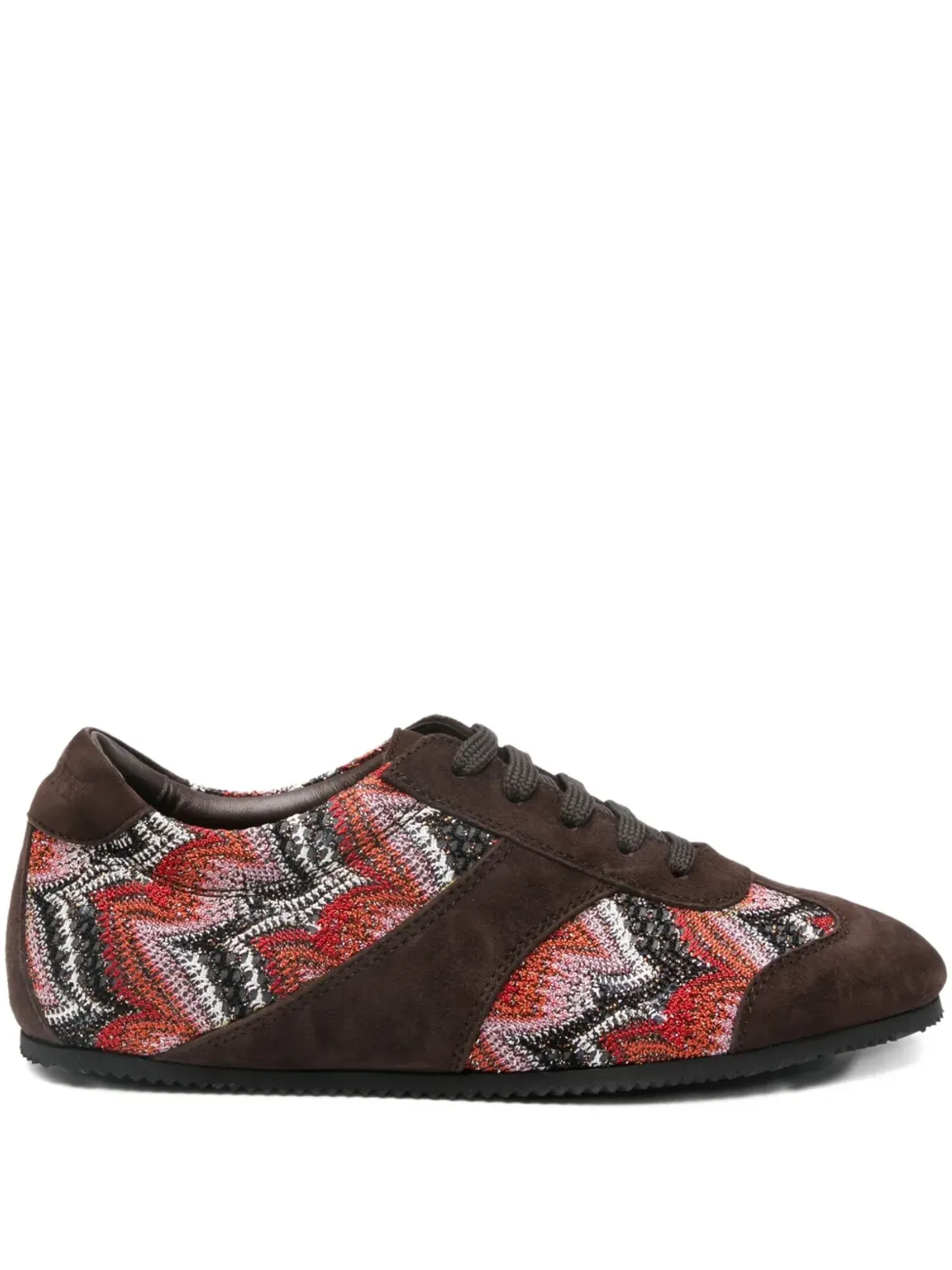 Missoni パターン柄スエードトレーナー - 画像1