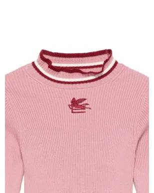 ETRO KIDS 刺繍入りリブニットトップ - サムネイル3