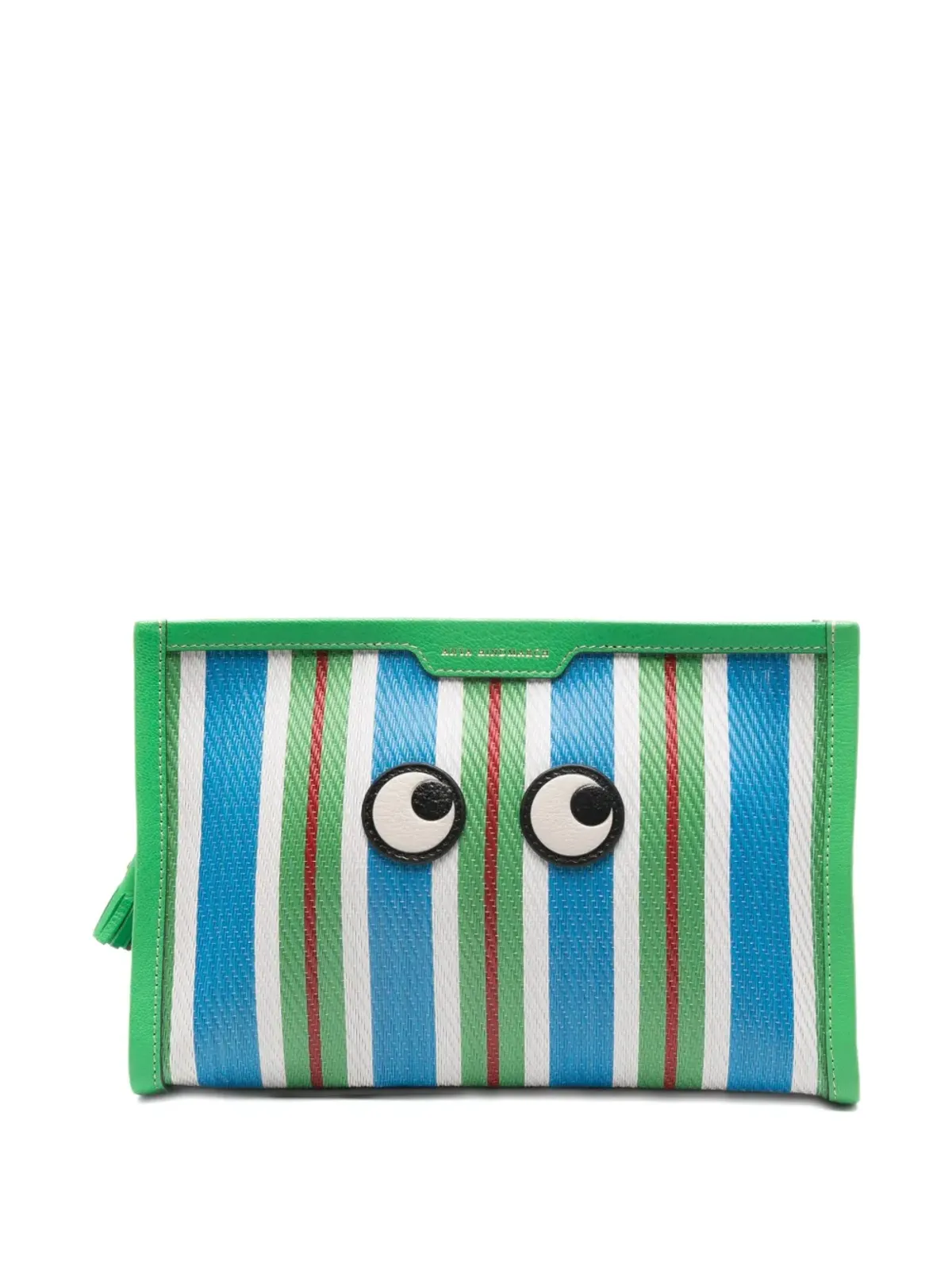 Anya Hindmarch ストライプ アイメイクアップバッグ - 画像1