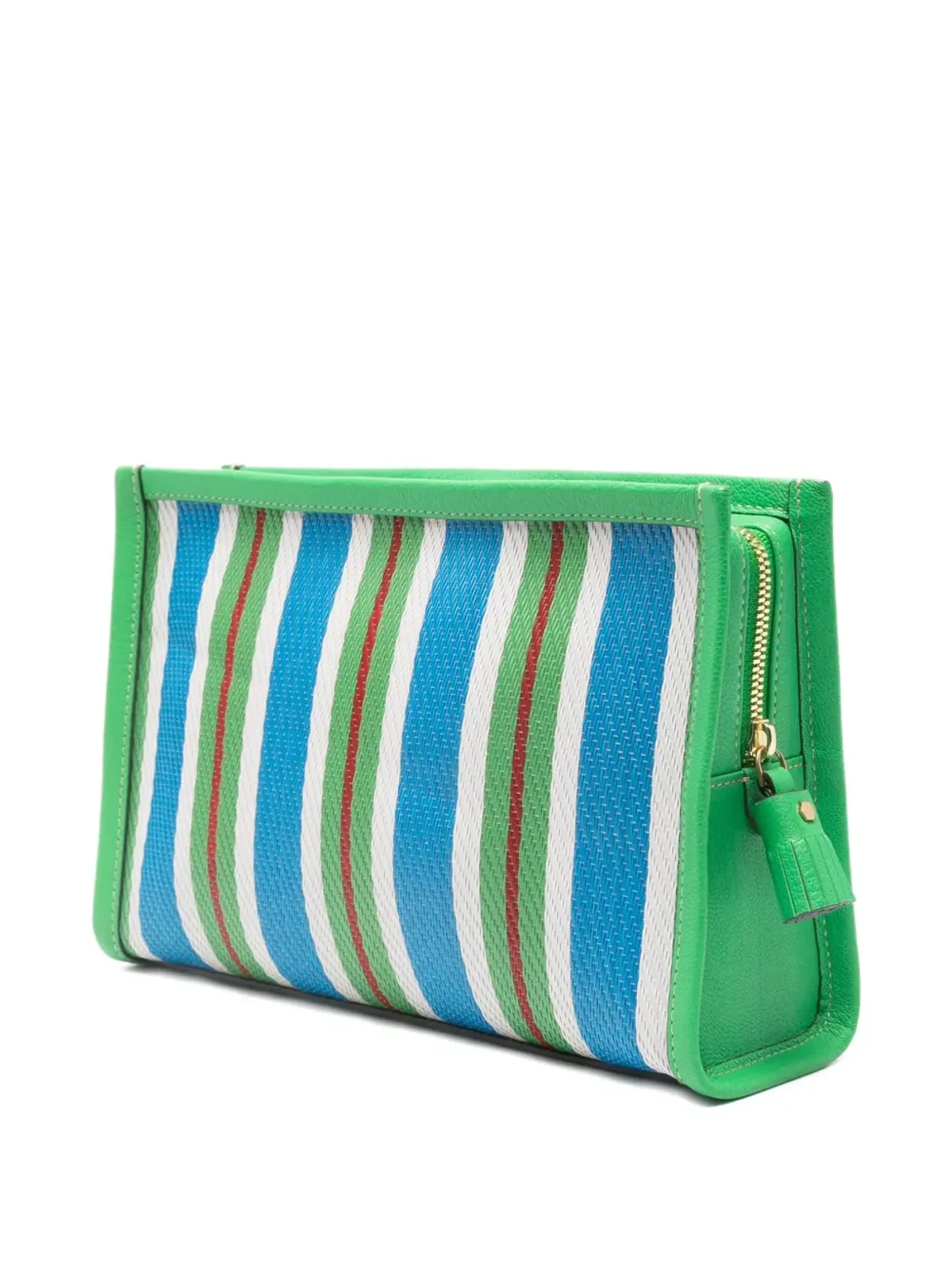 Anya Hindmarch ストライプ アイメイクアップバッグ - 画像2