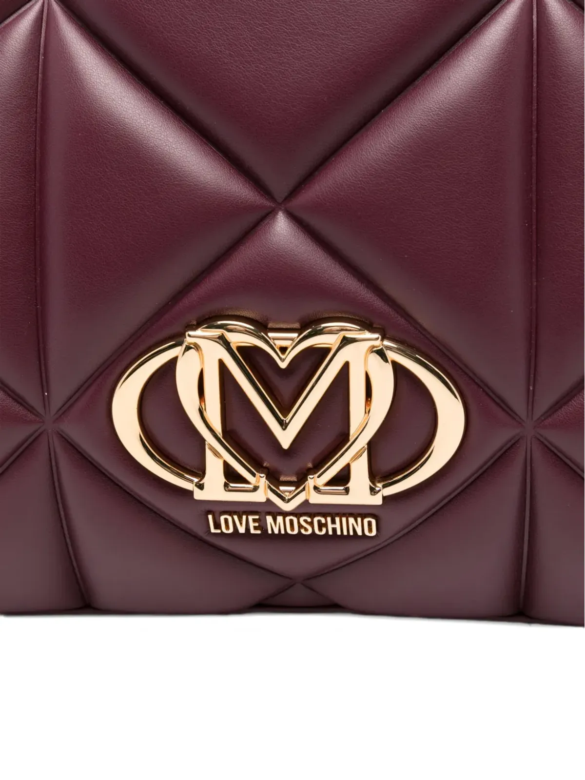 Love Moschino キルテッドチェーンストラップ トートバッグ - 画像4