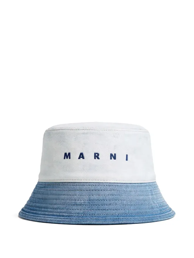 Marni Marni ロゴデニムバケットハットの商品画像
