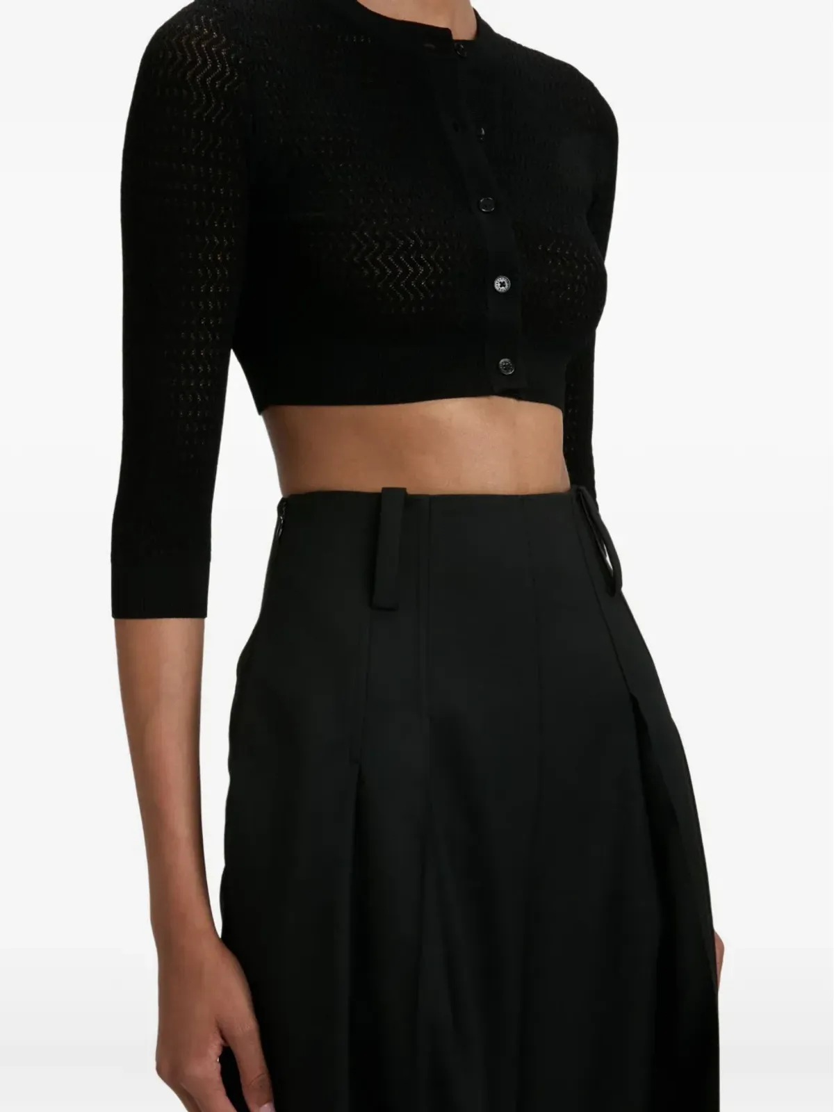 Victoria Beckham クロップドカーディガン - 画像5