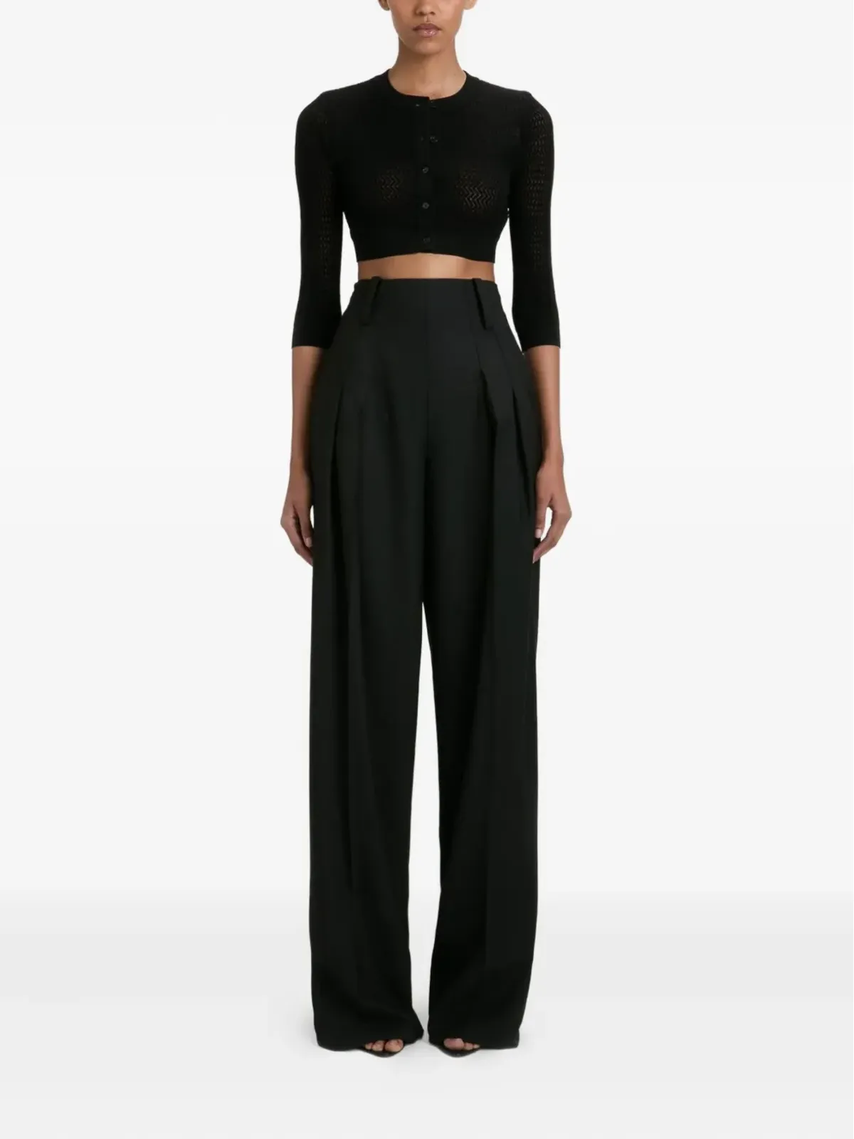 Victoria Beckham クロップドカーディガン - 画像2