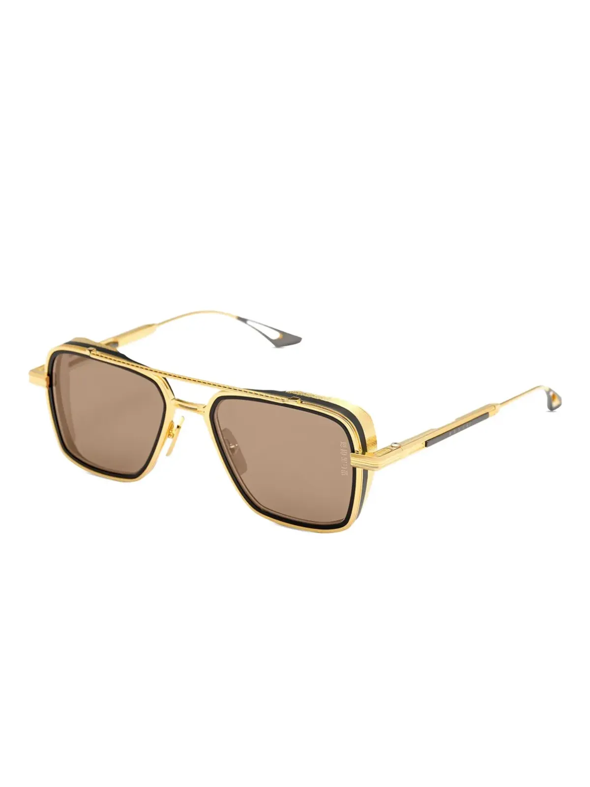 Dita Eyewear チタン製スクエアフレーム サングラス - 画像2