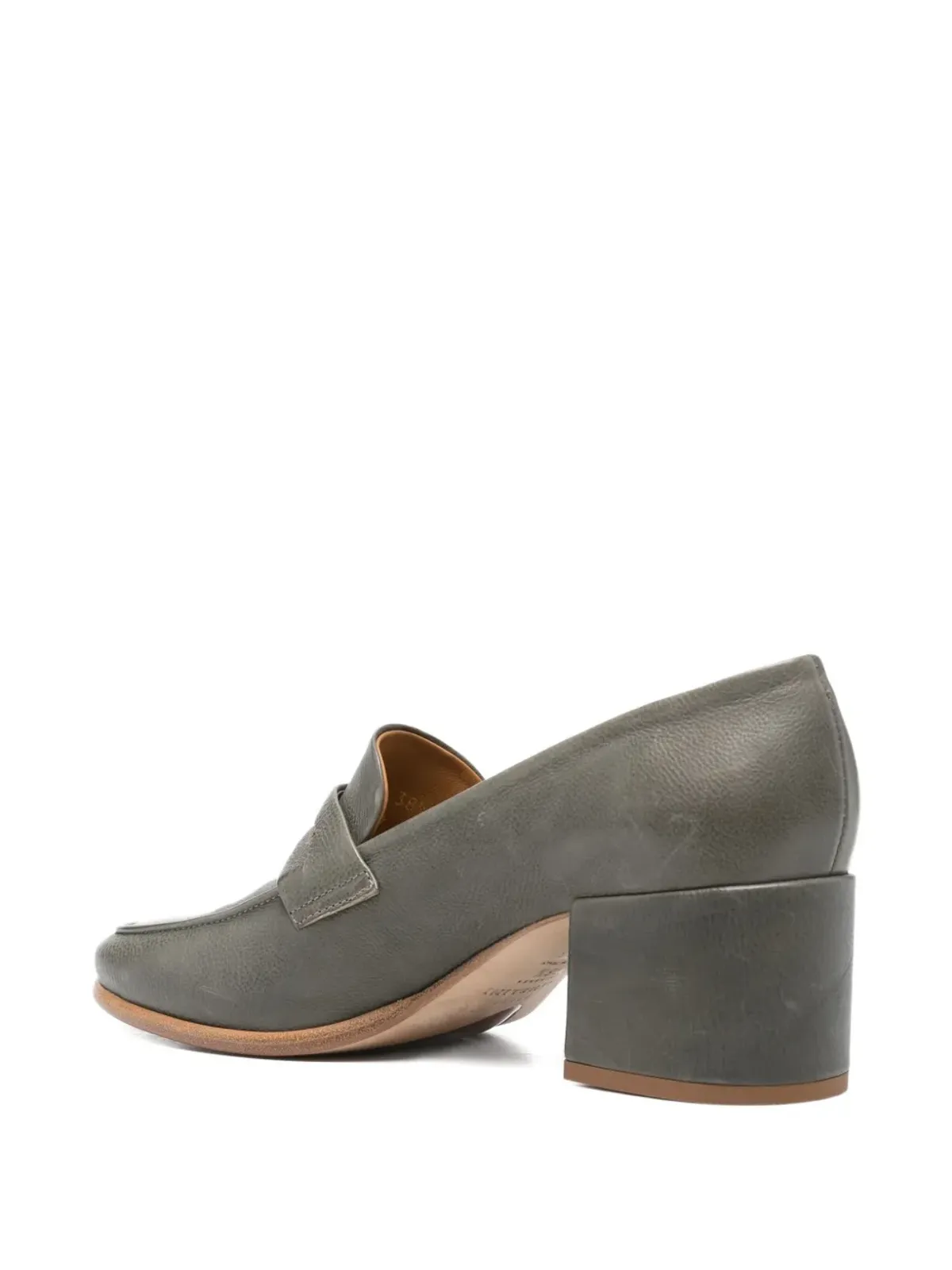 sturlini firenze ブロックヒール ペニースロット ローファー - 画像3