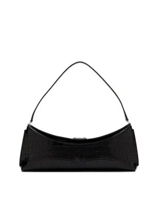 Jacquemus The Ovalo crocodile-embossed shoulder bag - サムネイル1