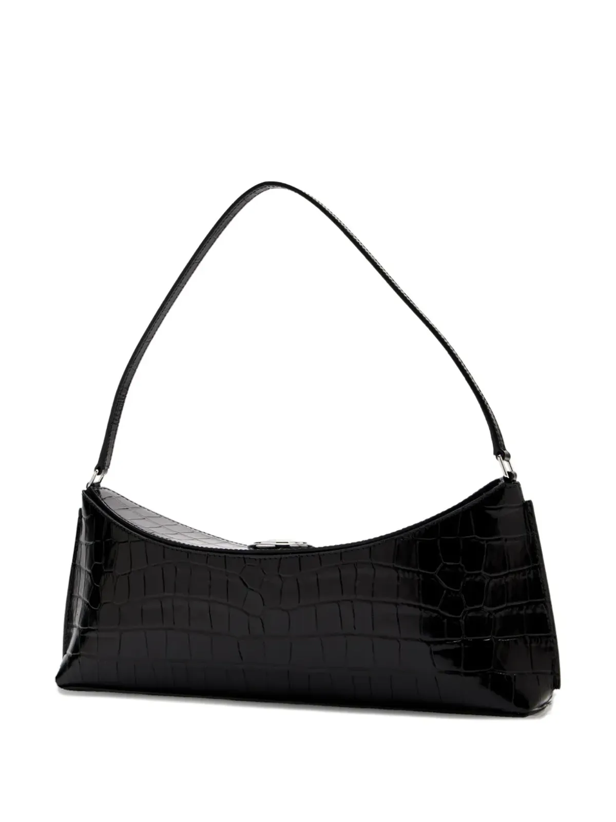 Jacquemus The Ovalo crocodile-embossed shoulder bag - 画像2