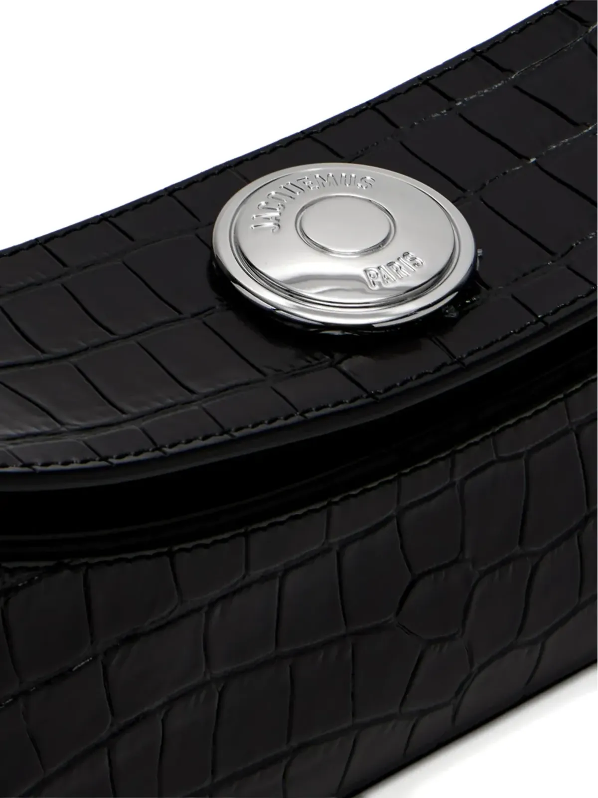 Jacquemus The Ovalo crocodile-embossed shoulder bag - 画像4