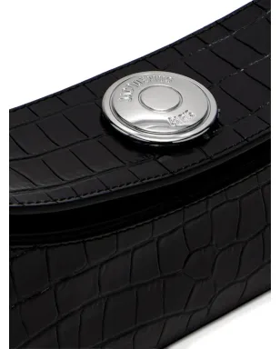 Jacquemus The Ovalo crocodile-embossed shoulder bag - サムネイル4