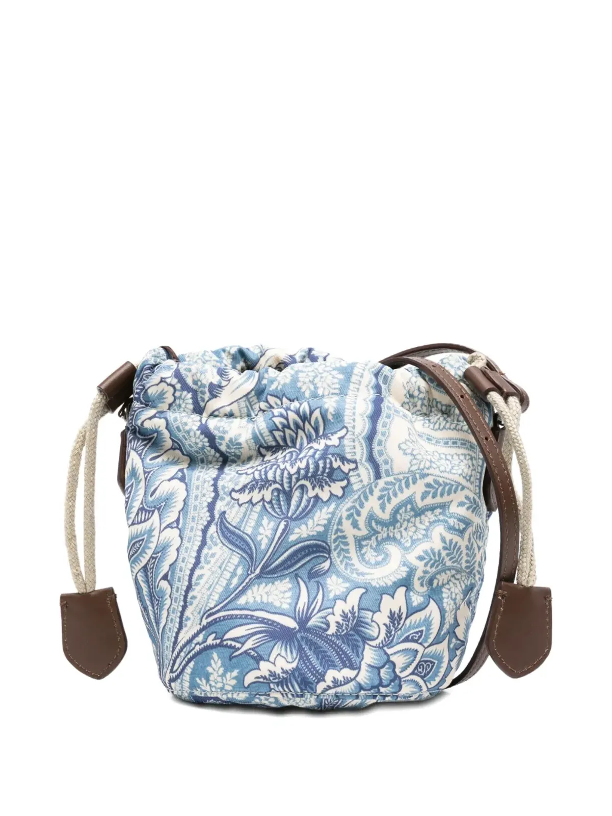 ETRO KIDS ペイズリーパターンのドローストリング バケットバッグ - 画像1