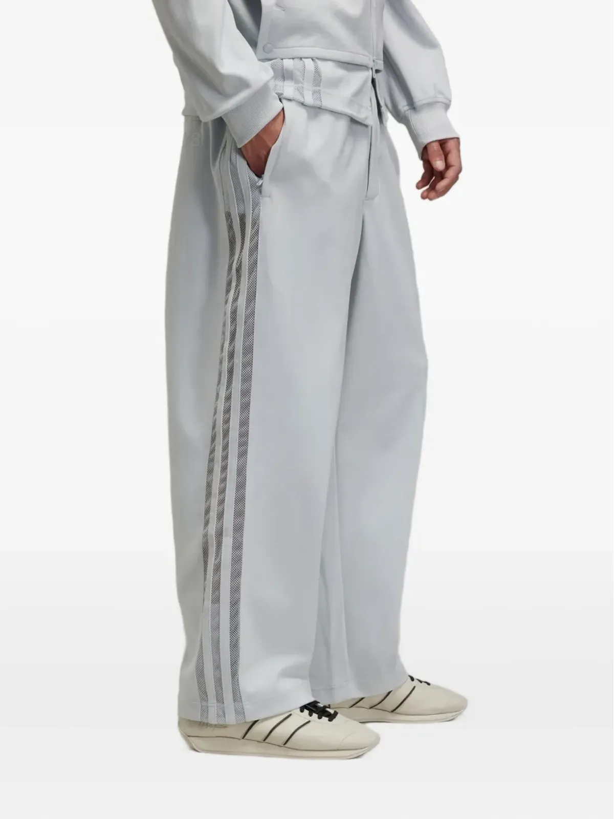 Y-3 メッシュパネル トラックパンツ - 画像3