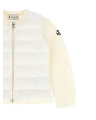 Moncler Enfant ウール混紡 中綿入りジャケット - ホワイト - サムネイル3