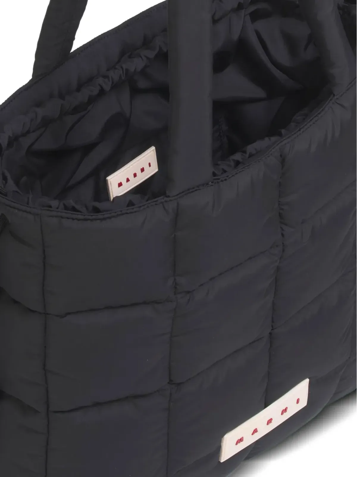 Marni キルティング トートバッグ - ブラック - 画像4