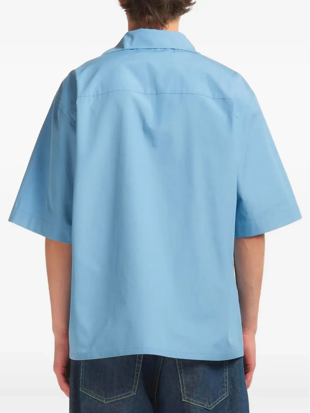 Marni logo pocket shirt - Blue - 画像2