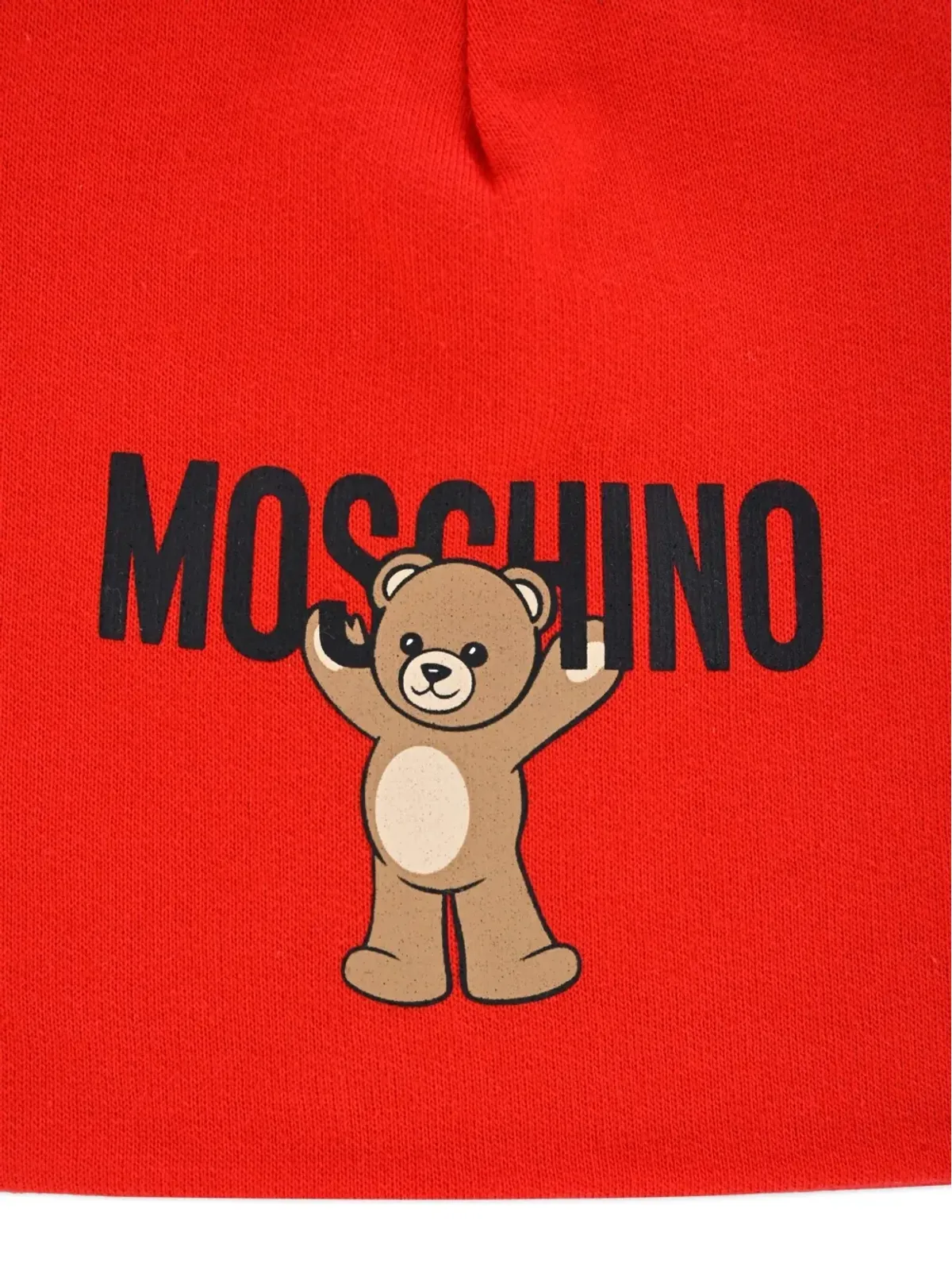 Moschino Kids テディベア柄 イヤーフラップ帽 - 画像3