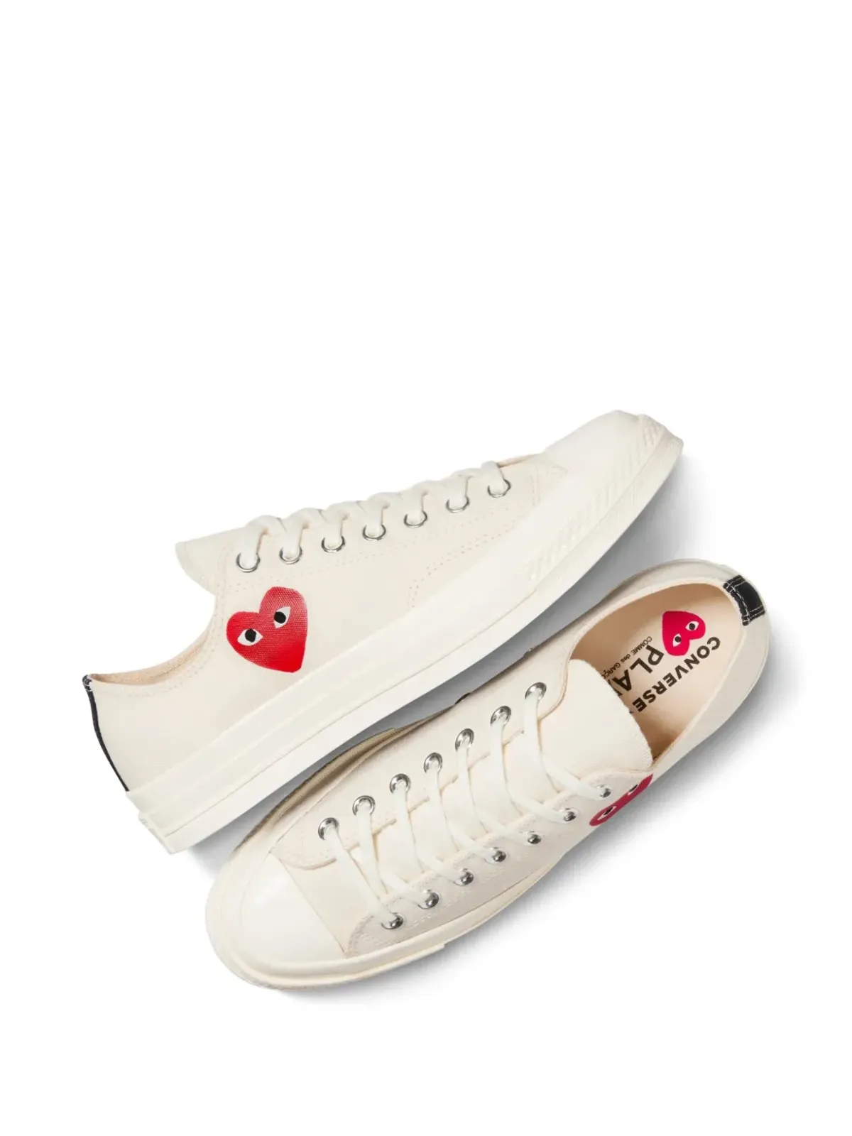 Comme Des Garçons Play x Converse Chuck 70 ハートロゴ スニーカー - 画像3