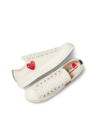 Comme Des Garçons Play x Converse Chuck 70 ハートロゴ スニーカー - サムネイル3