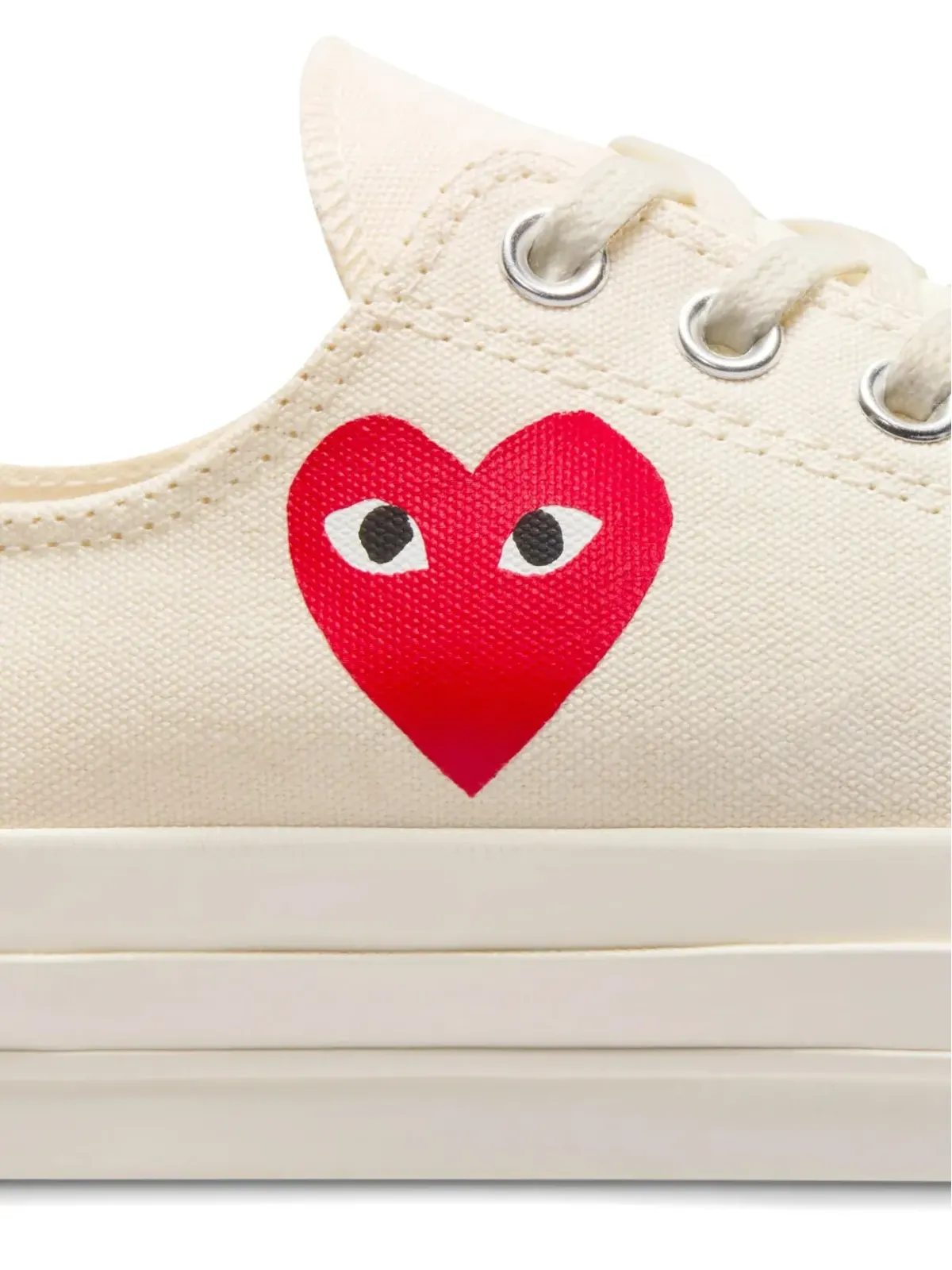 Comme Des Garçons Play x Converse Chuck 70 ハートロゴ スニーカー - 画像4