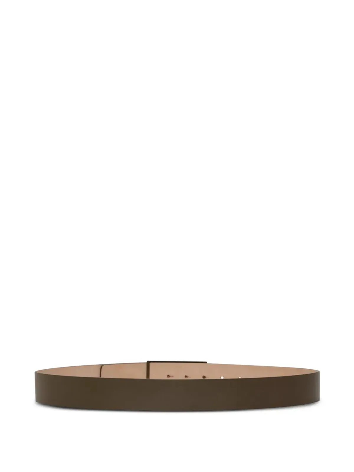 Victoria Beckham ロゴバックルレザーベルト - 画像3