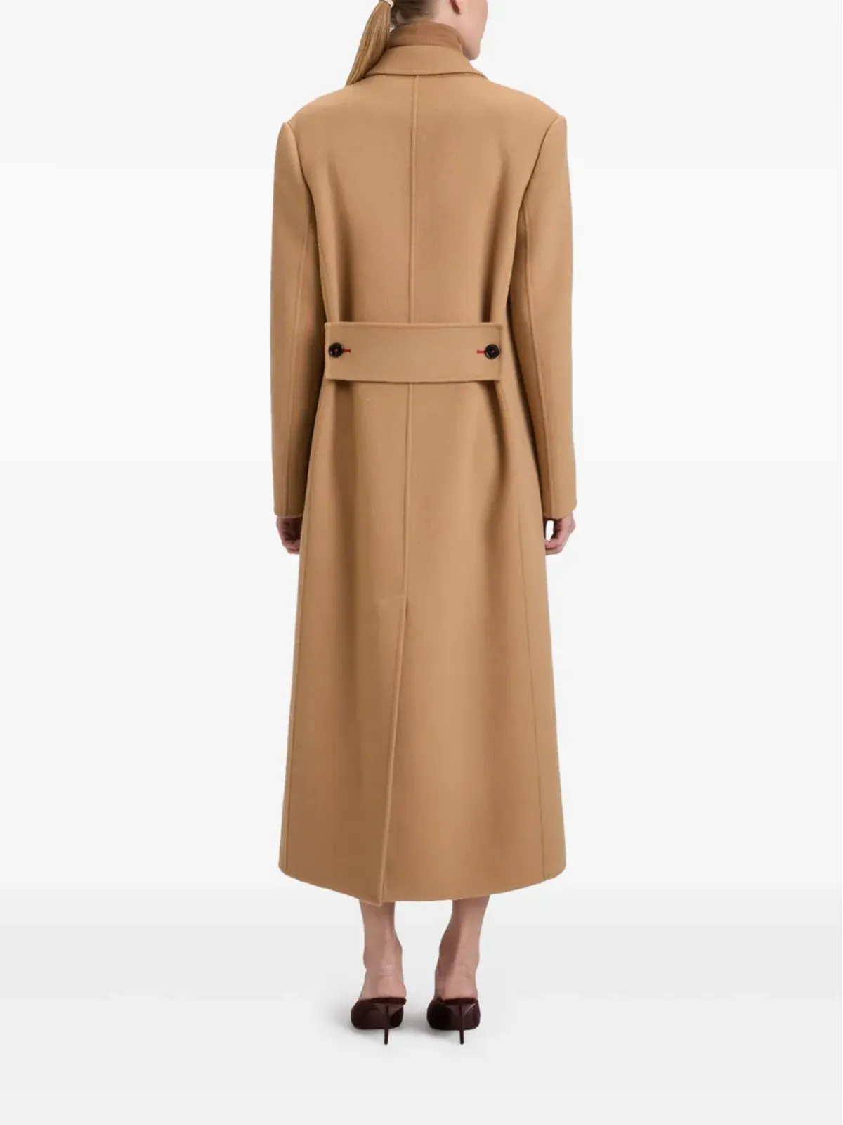 Victoria Beckham ダブルブレスト ウールコート - 画像4