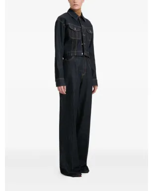 Victoria Beckham ボタン留めデニムジャケット - サムネイル3