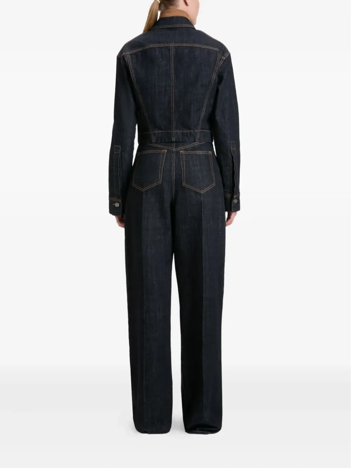 Victoria Beckham ボタン留めデニムジャケット - 画像4