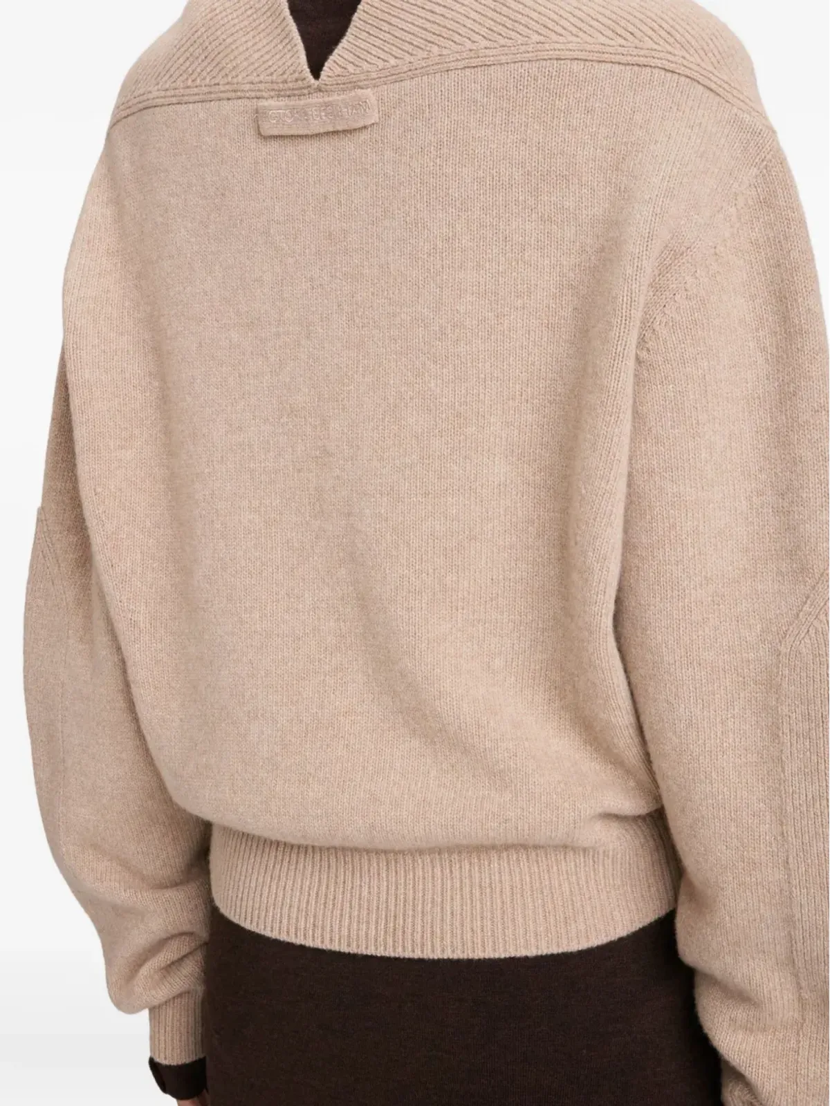 Victoria Beckham Vネック ヨークディテール セーター - 画像5