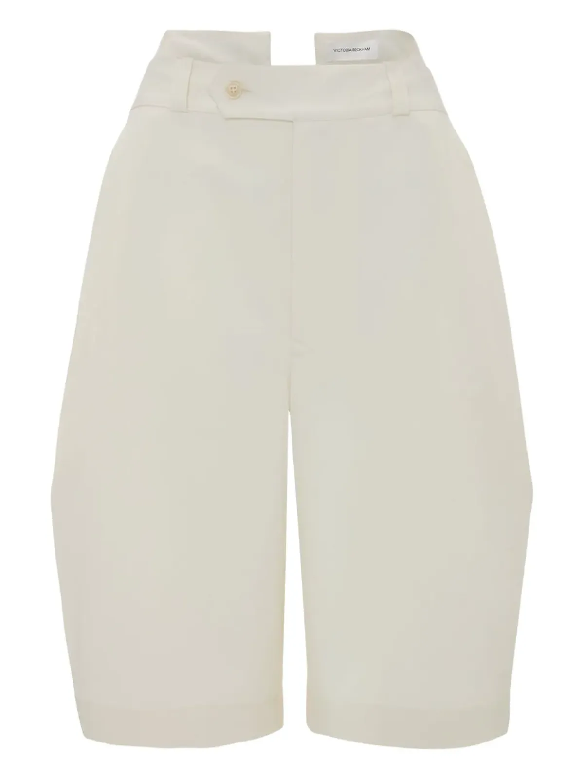 Victoria Beckham タブディテール膝丈ショーツ - 画像1