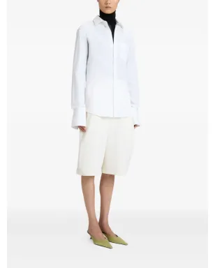 Victoria Beckham タブディテール膝丈ショーツ - サムネイル3