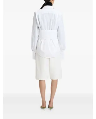 Victoria Beckham タブディテール膝丈ショーツ - サムネイル4