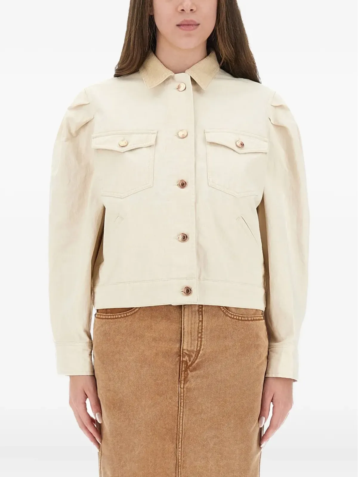 ISABEL MARANT パフスリーブ ポケットジャケット - 画像3
