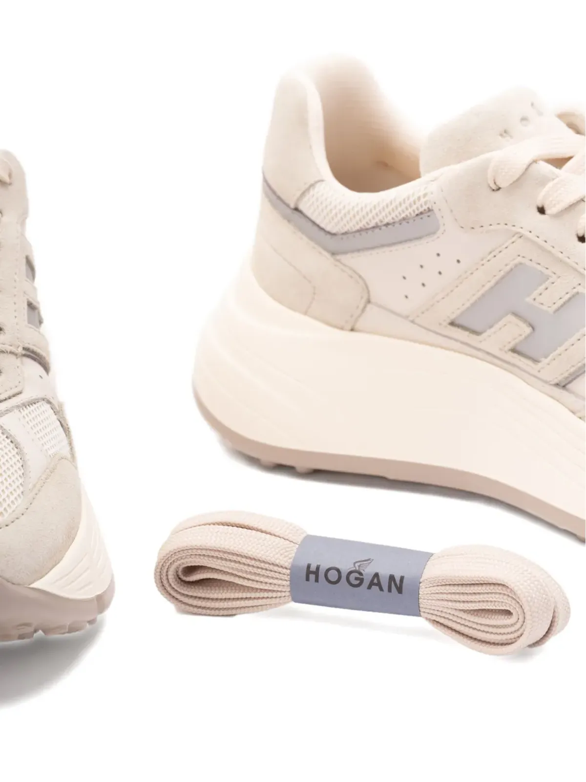 Hogan Hi-Fiパネルドプラットフォームスニーカー - 画像5