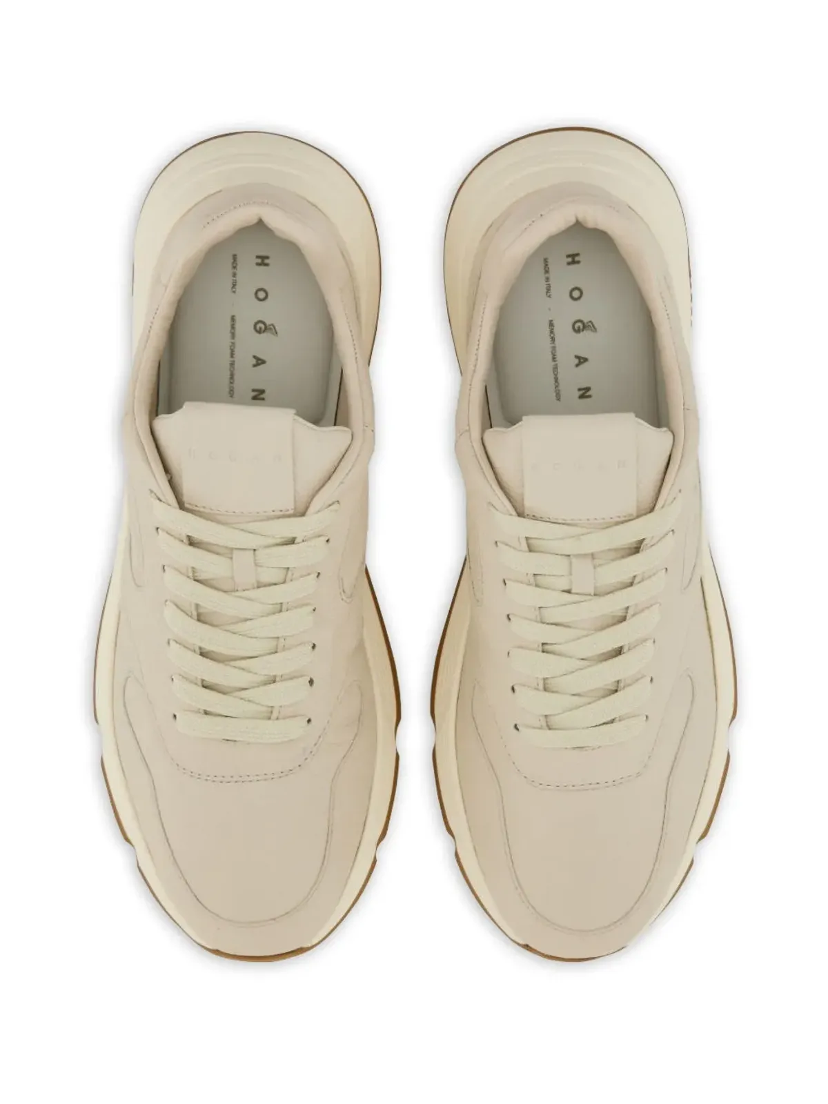 Hogan レザー レースアップ ロー・トップスニーカー - 画像5