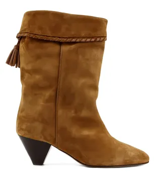ISABEL MARANT Dalby ブレイドタッセル付きスエードブーツ - サムネイル1
