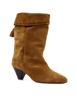 ISABEL MARANT Dalby ブレイドタッセル付きスエードブーツ - サムネイル2