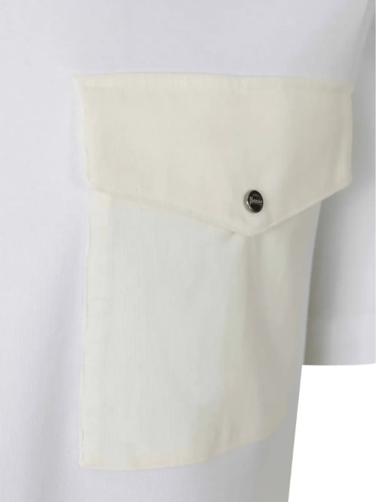 Herno ポケットディテール ショルダーパネル Tシャツ - White - 画像3