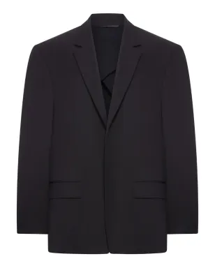 Balenciaga 黒のシングルブレスト ウールブレザー - サムネイル1