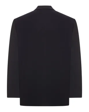 Balenciaga 黒のシングルブレスト ウールブレザー - サムネイル2