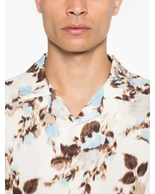 AMI Paris キャンプカラー花柄シャツ - サムネイル5